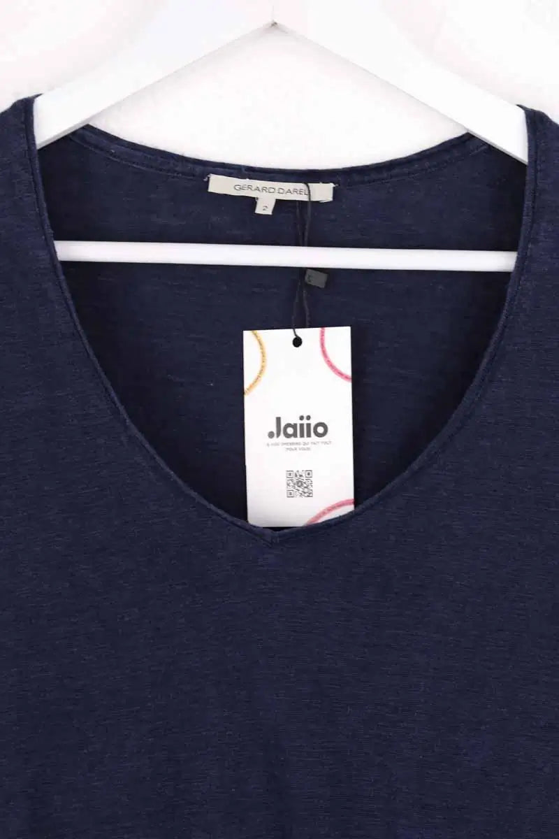 T-shirt Gerard Darel Bleu en Lin