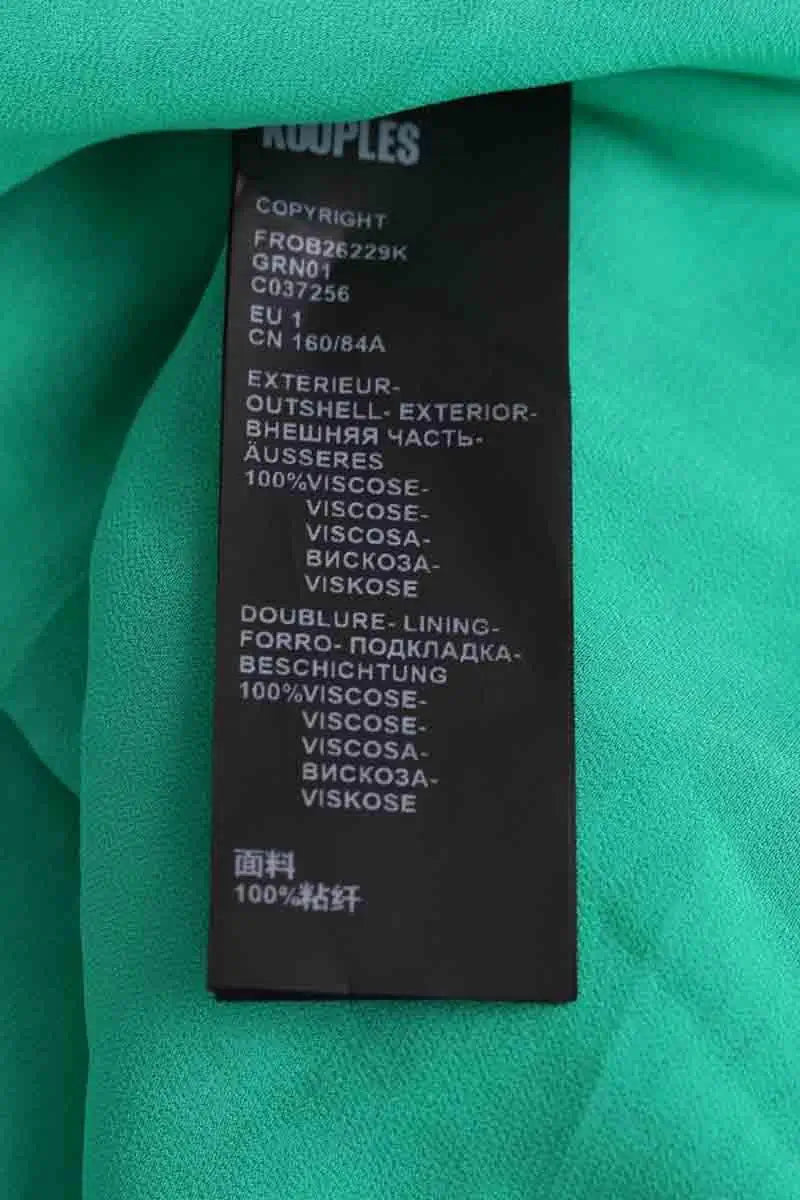 Robe The Kooples Vert en Viscose