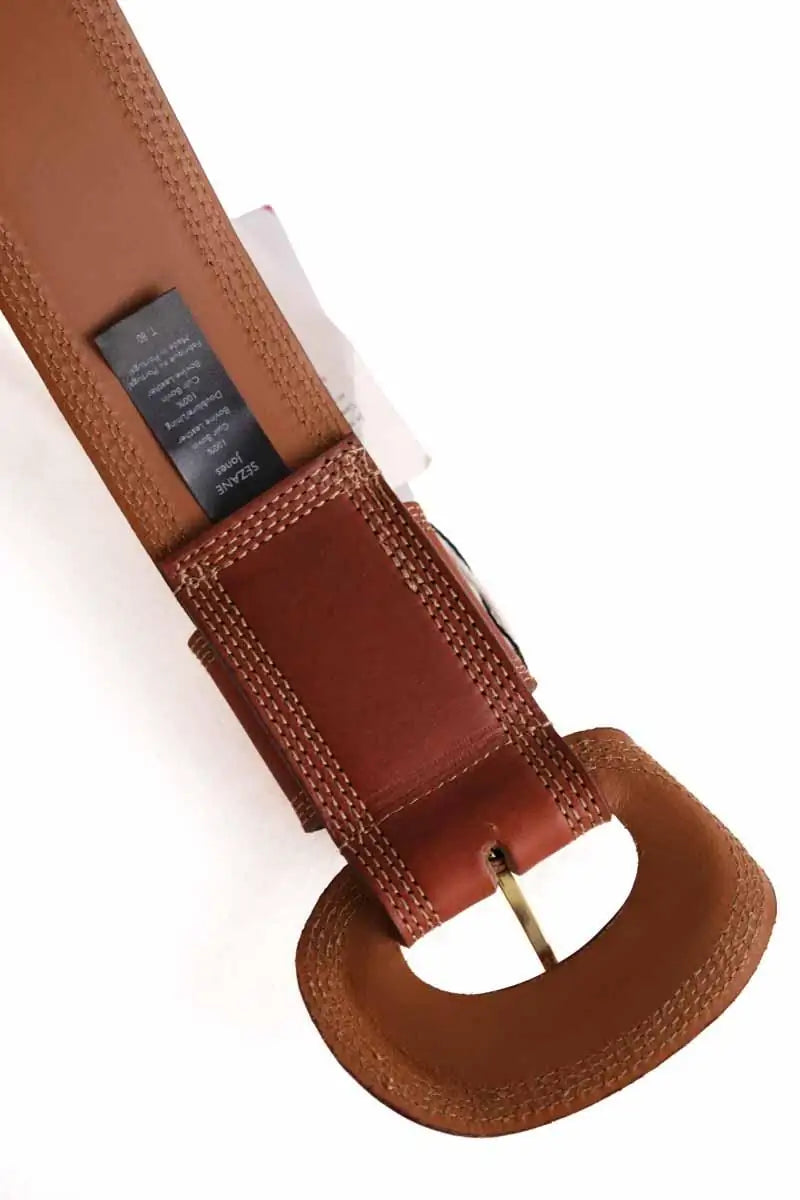 Ceinture en cuir Sézane Marron en Cuir