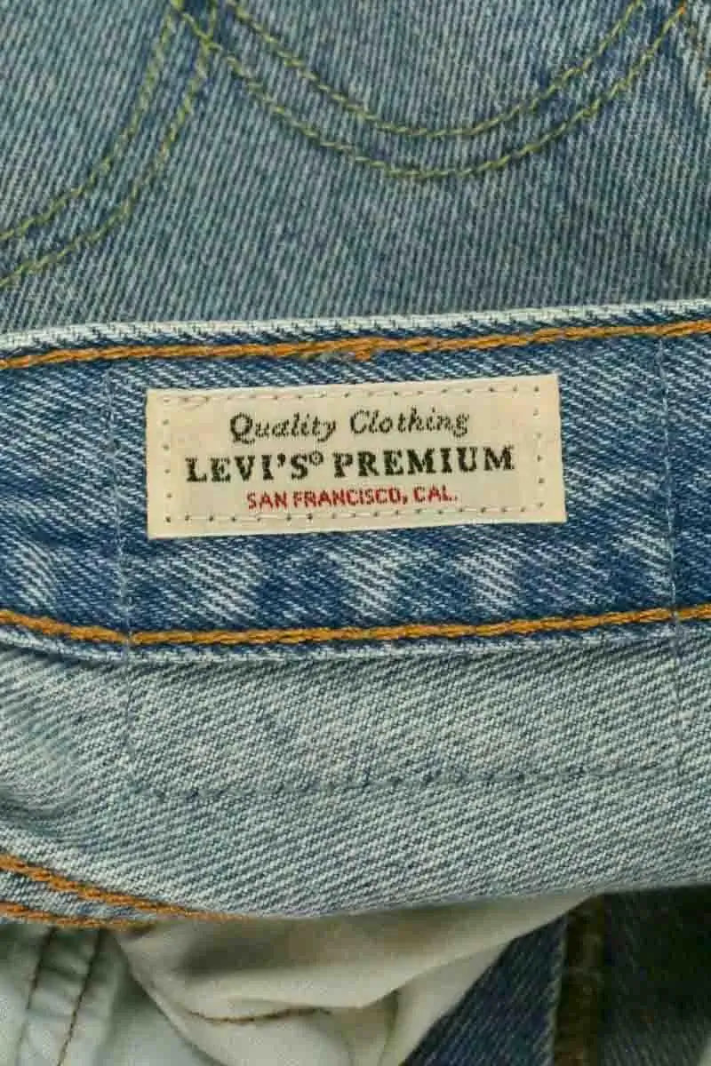 Mini short Levi's Bleu en Coton