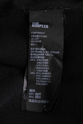 Robe The Kooples Noir en Viscose
