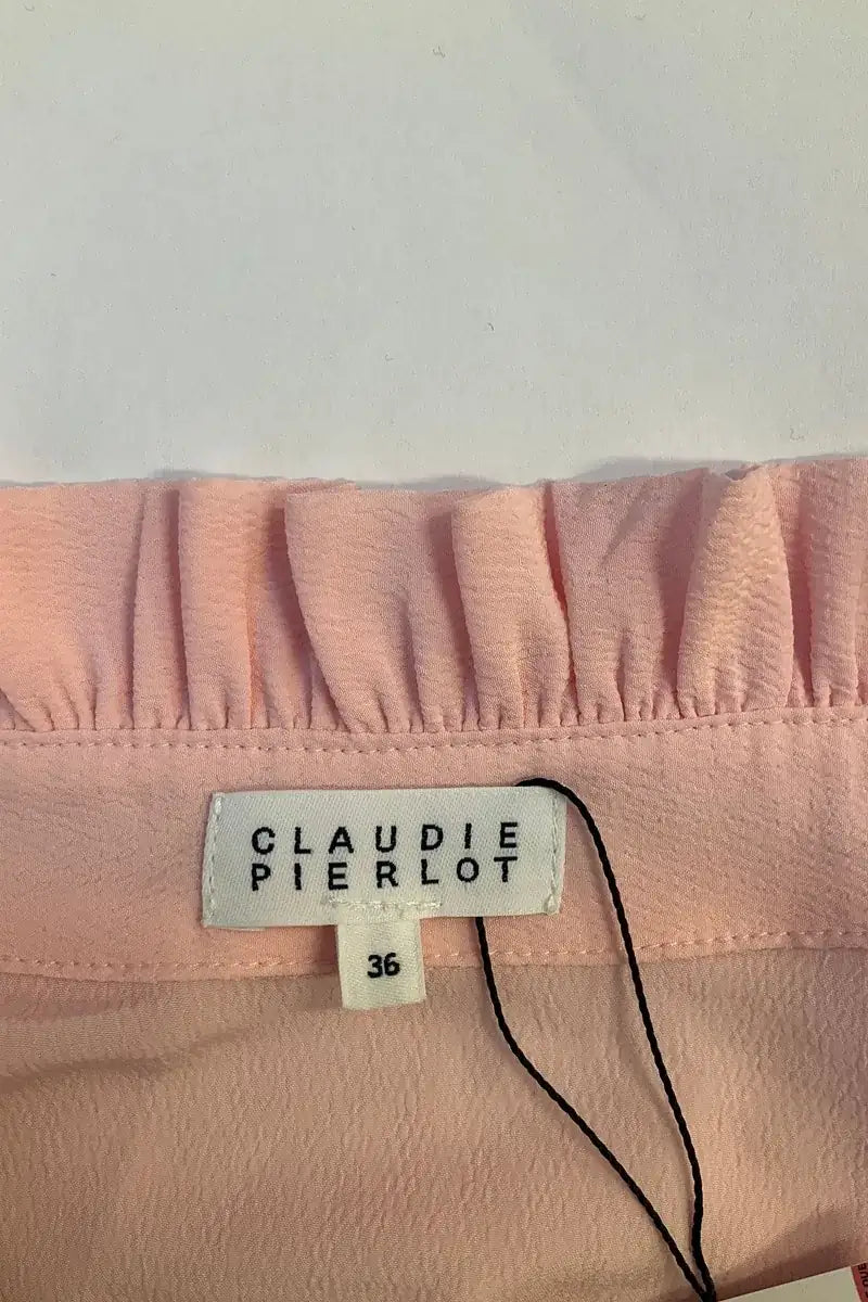 Chemise Claudie Pierlot Rose en Synthétique