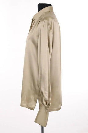 Chemise Charvet Kaki en Soie