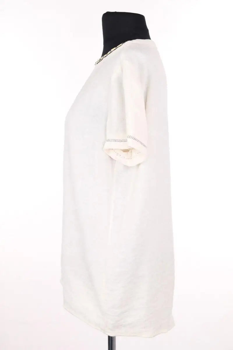 T-shirt Maje Beige en Synthétique