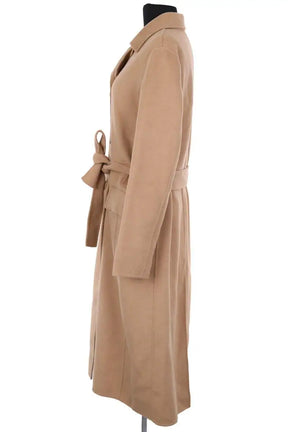 Manteau Maje Camel en Laine