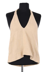 Top sans manche Sézane Beige en Viscose, taille M - Seconde Main