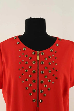 Robe Michael Kors Rouge en Coton