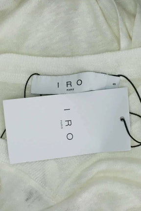 T-shirt Iro Blanc en Lin