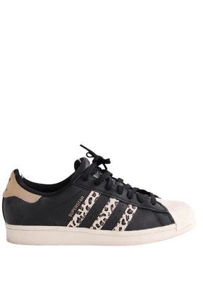 Baskets Adidas Noir en Cuir, taille 42 - Seconde Main