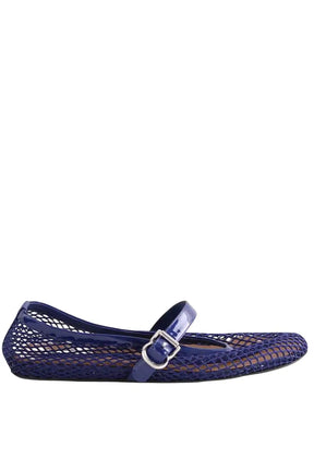 Ballerines Alaïa Marine en Polyester, taille 39 - Seconde Main