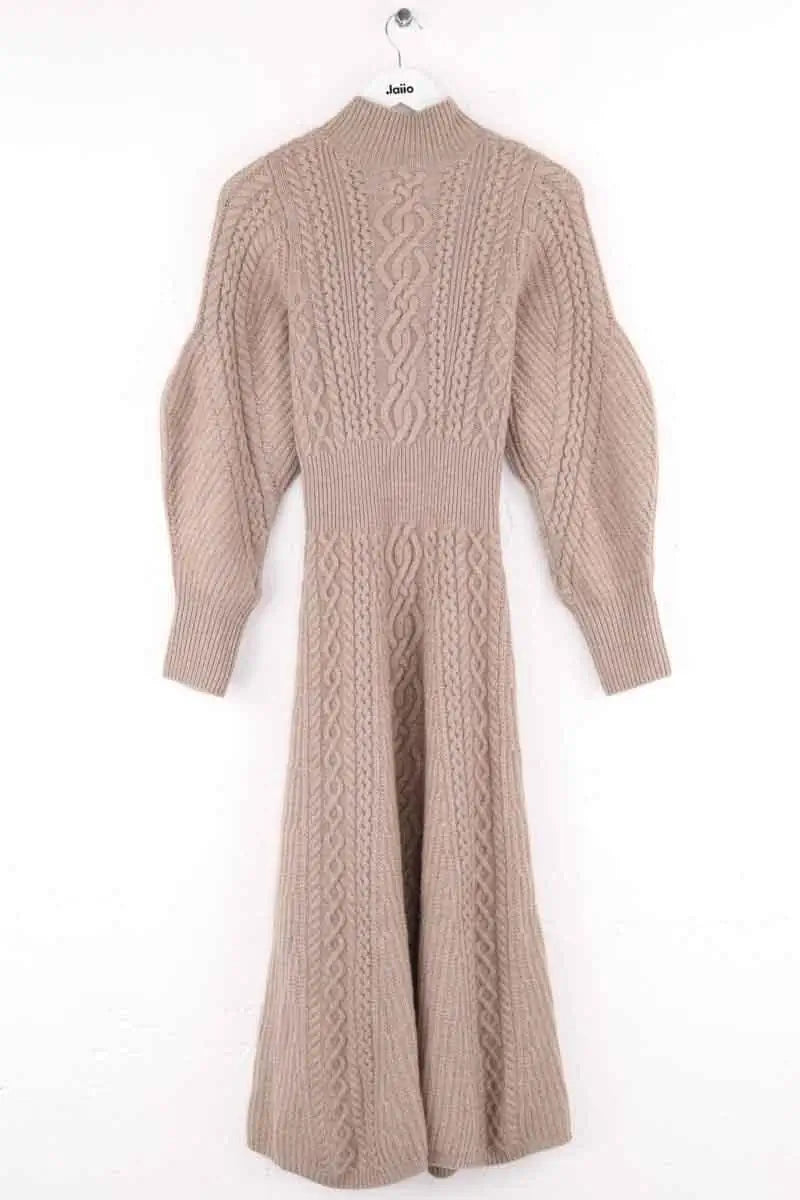 Robe Eric Bompard Beige en Cachemire