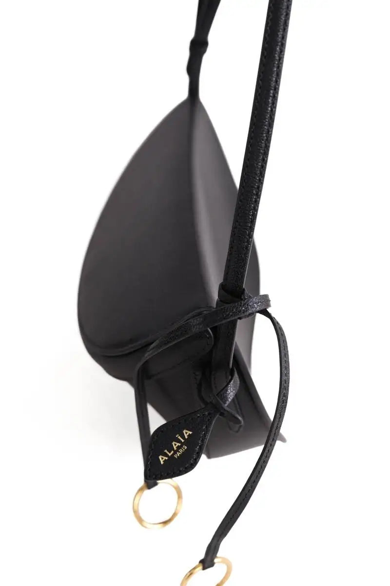 Sac porté épaule Alaïa Hip Small Noir en Cuir