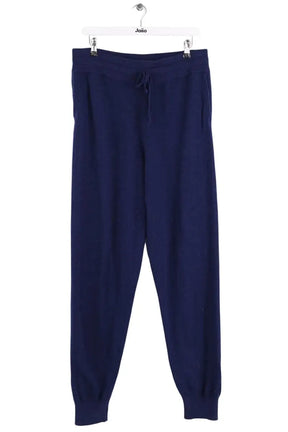 Pantalon Carot Maison Cashmere Bleu en Cachemire, taille XL - Seconde Main