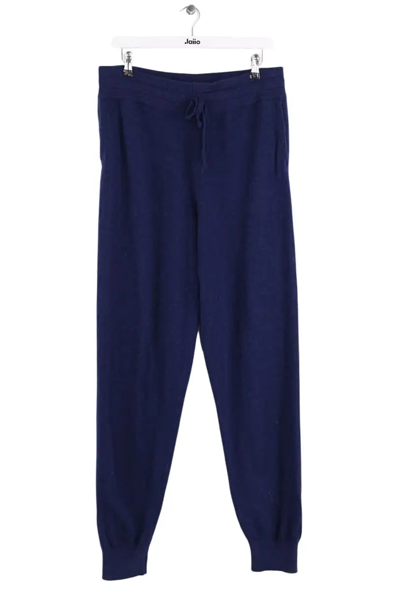 Pantalon Carot Maison Cashmere Bleu en Cachemire, taille XL - Seconde Main