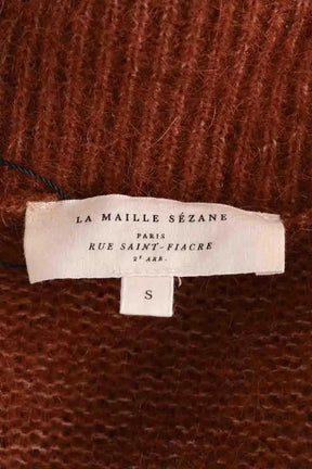 Pull Sézane Marron en Laine