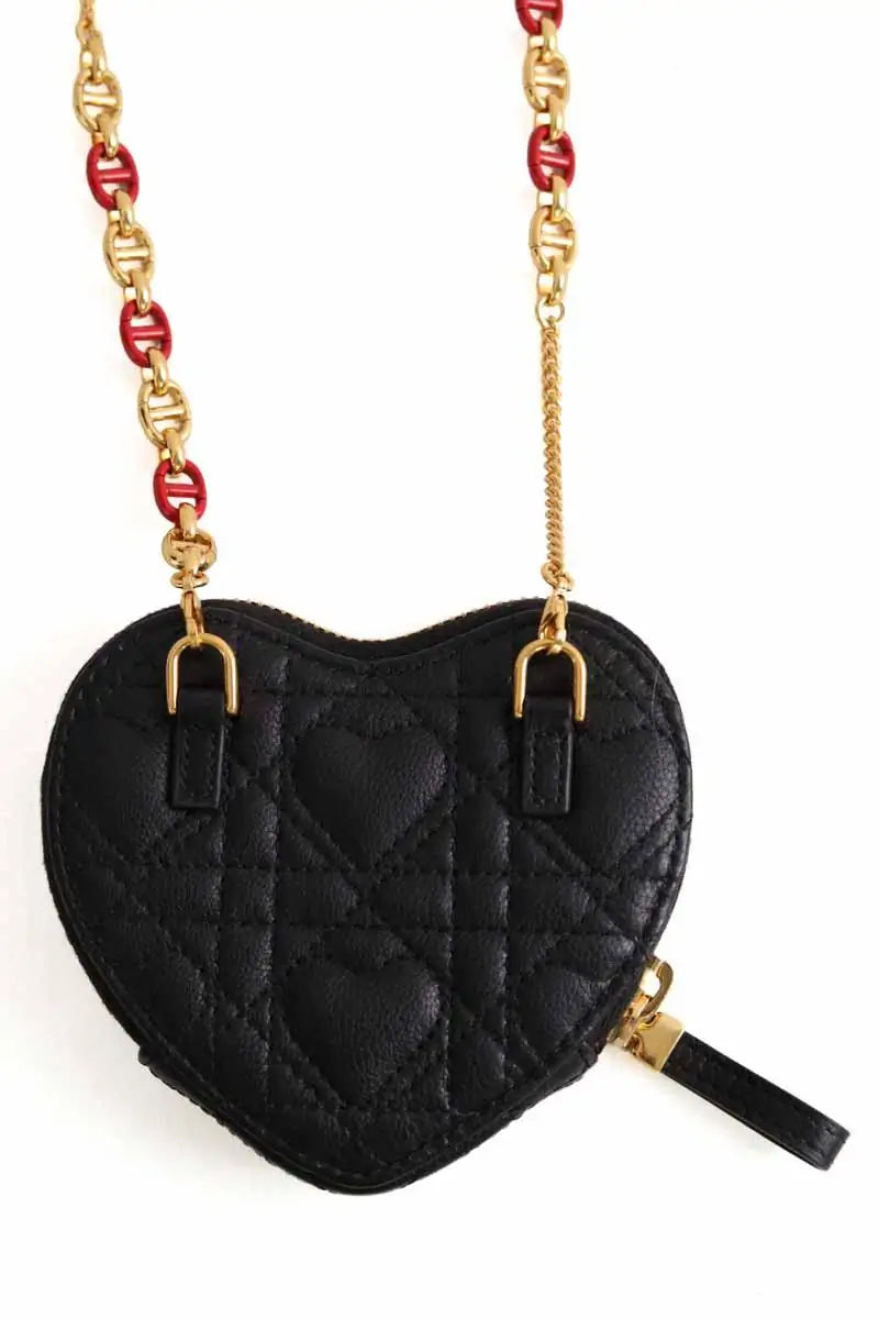 Mini sac Dior Noir en Cuir