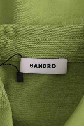 Robe Sandro Vert en Synthétique