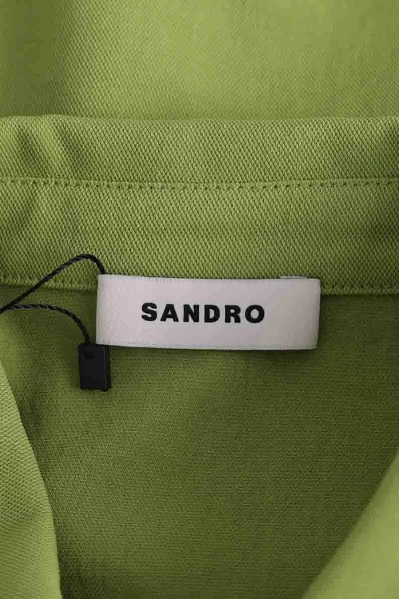 Robe Sandro Vert en Synthétique