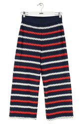 Pantalon Liu Jo Bleu en Coton, taille M - Seconde Main