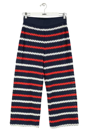 Pantalon Liu Jo Bleu en Coton, taille M - Seconde Main