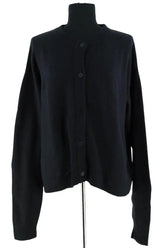 Cardigan American Vintage Noir en Synthétique, taille M - Seconde Main