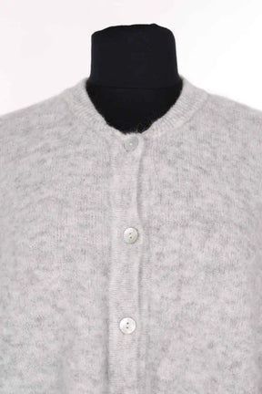 Cardigan American Vintage Gris en Laine