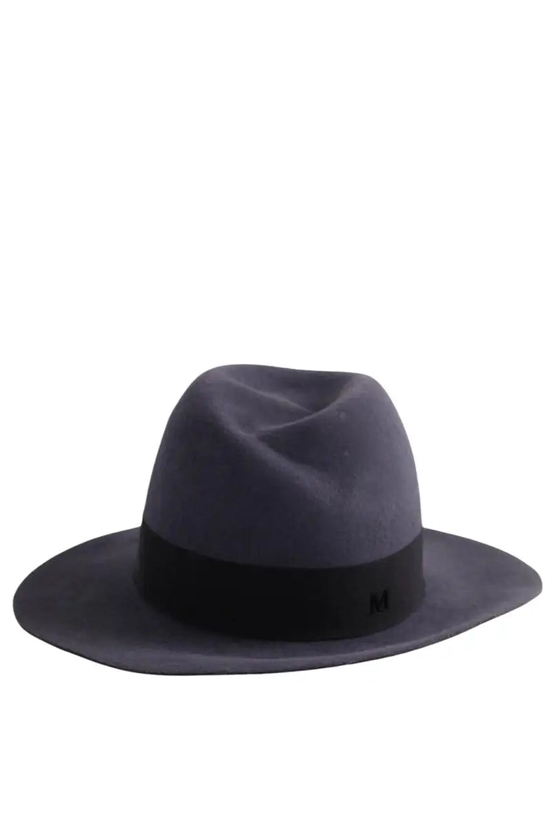 Panama Maison Michel Anthracite en Laine, taille S - Seconde Main