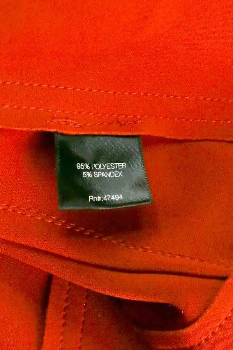 Gilet Norma Kamali Orange en Synthétique