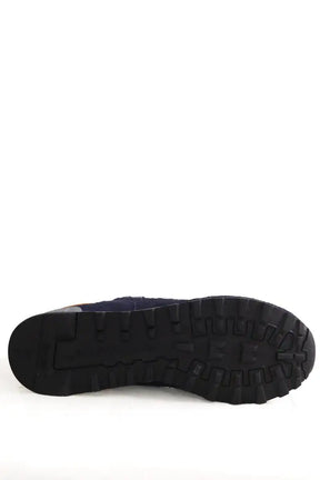 Baskets basses New Balance Marine en Tissu