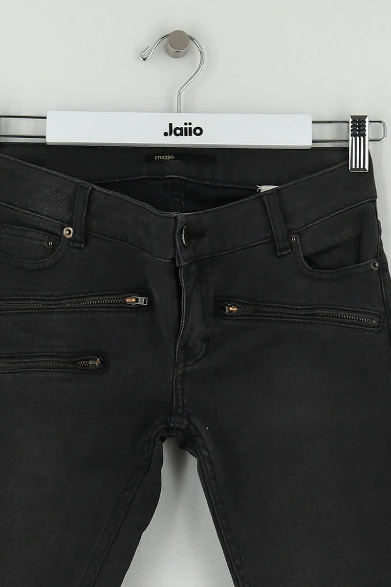 Jean slim Maje  Noir