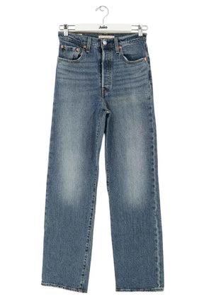 Jean droit Levi's Blanc en Coton, taille M - Seconde Main