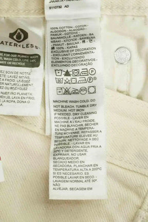 Jean droit W24 L26 Levi's 501 Beige en Coton