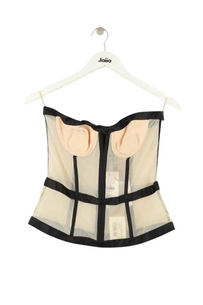 Corset La Perla Beige en Soie, taille XL - Seconde Main