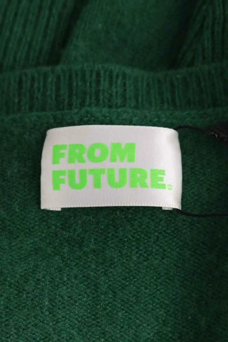 Pull From Future Vert en Cachemire