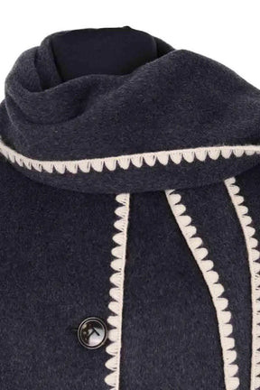 Manteau Toteme Anthracite en Laine