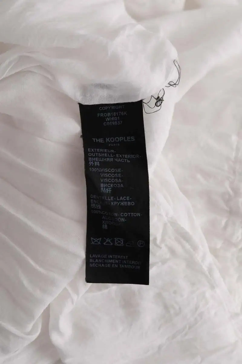 Robe The Kooples Blanc en Viscose