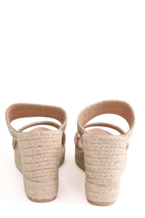 Mules LK Bennett Renlee Doré en Cuir