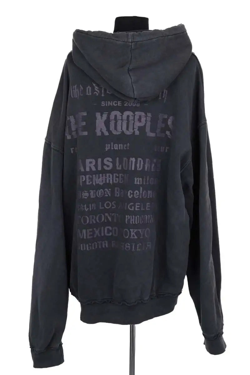 Sweatshirt The Kooples Gris en Coton