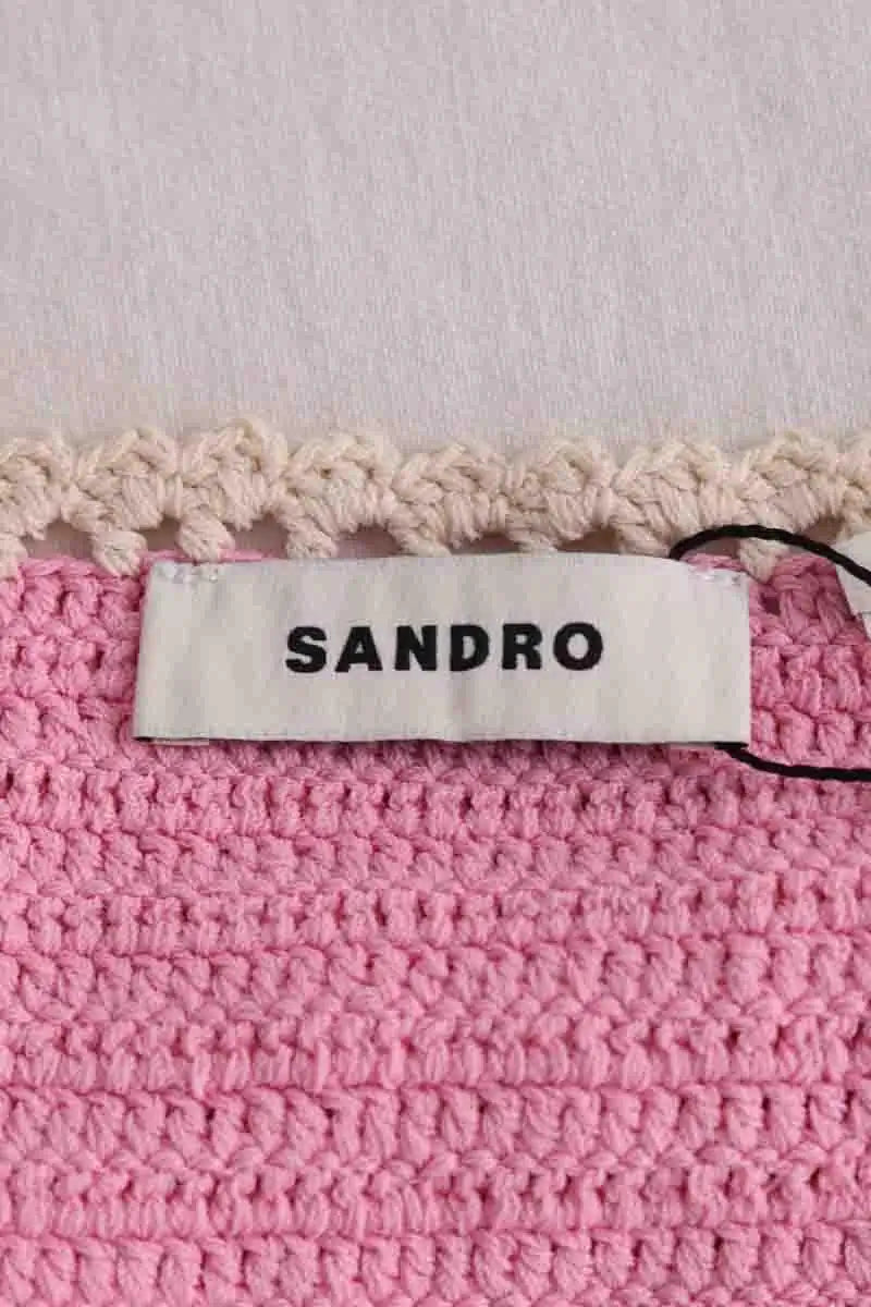 Top Sandro Rose en Viscose