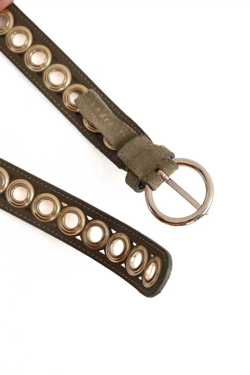 Ceinture en cuir Sandro Kaki en Daim