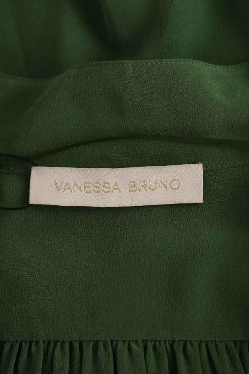 Blouse Vanessa Bruno Vert en Soie