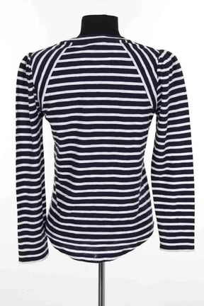 T-shirt Veronica Beard Marine en Coton