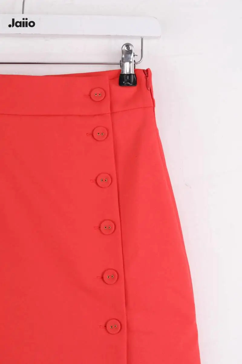 Jupe Tara Jarmon Rouge en Coton