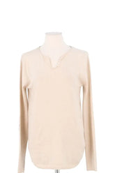 Top Zadig & Voltaire Beige en Coton, taille S - Seconde Main