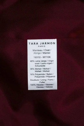 Manteau Tara Jarmon Rose en Laine