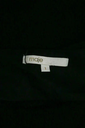 Robe Maje Noir en Synthétique