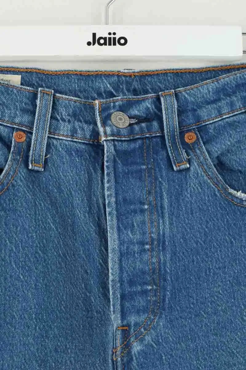 Jean droit Levi's Bleu en Coton