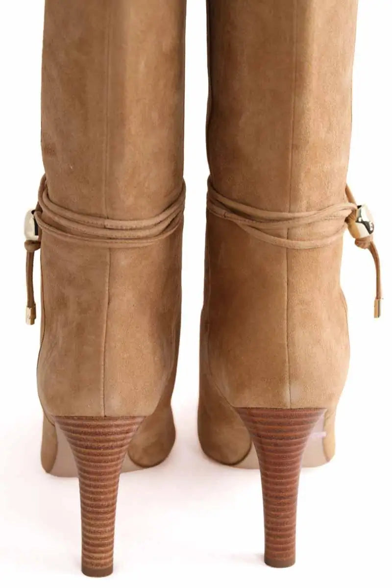 Bottes LK Bennett Loretta Camel en Daim