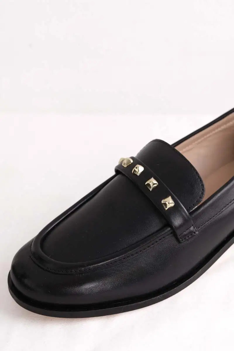 Mocassins LK Bennett Stellar Noir en Cuir