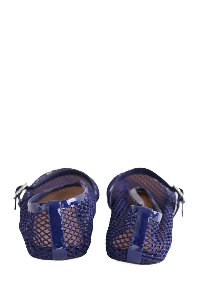 Ballerines Alaïa Marine en Polyester